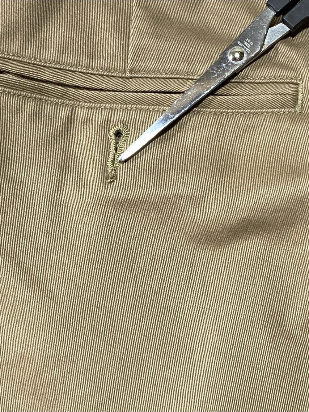Lands' End Men's Pleated Chinos in Tan
